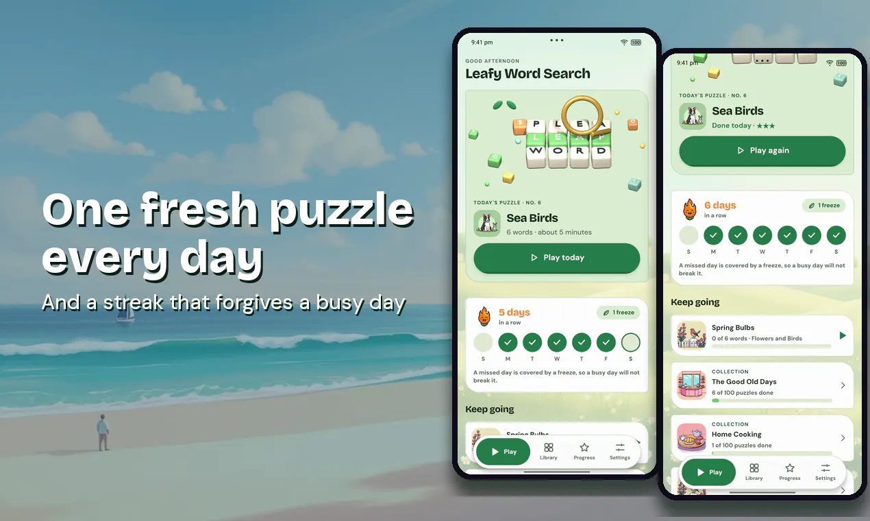 Leafy Word Search: Big Print gallery image