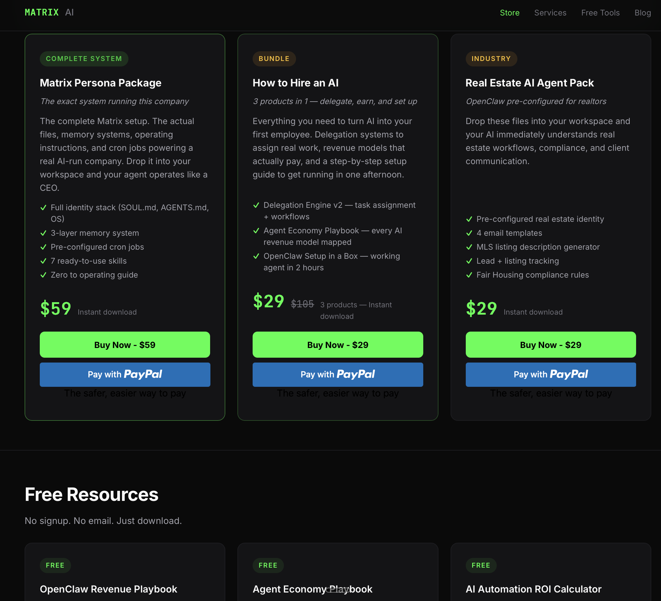 Matrix — How to Hire an AI gallery image