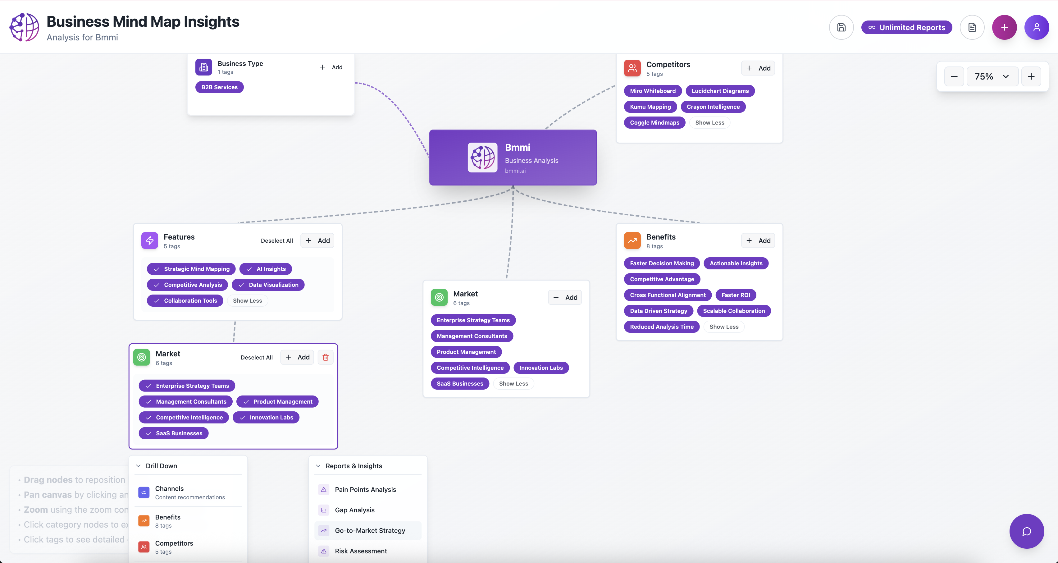 Business Mind Mapping Insights screenshot 1