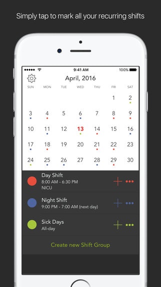Shifty - Delightful Shift Calendar