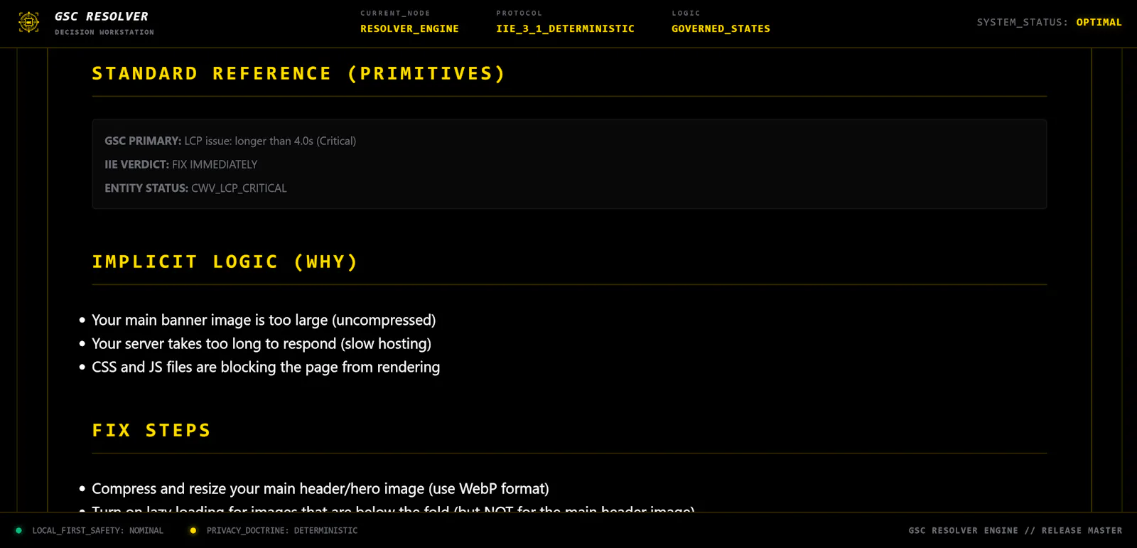 GSC Resolver Engine screenshot 5