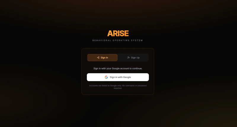 ARISE — Behavioral Operating System screenshot 15