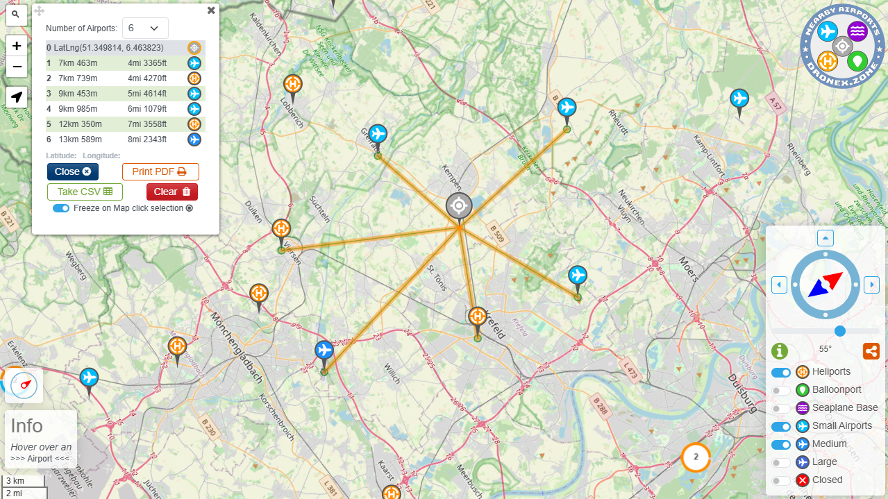 Nearby Airports gallery image