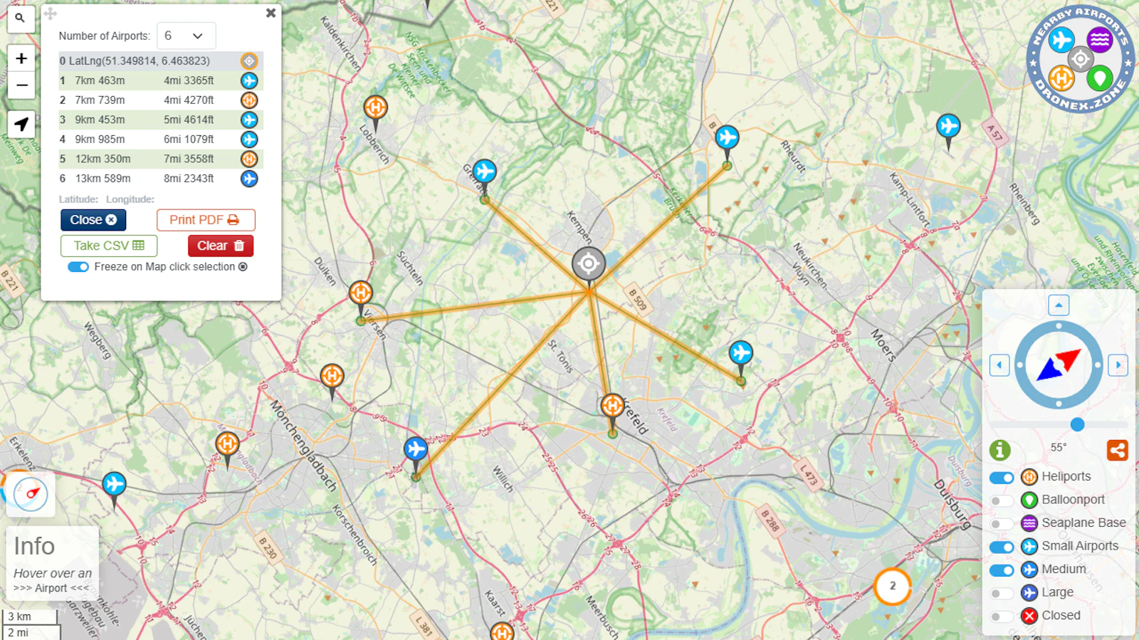 Nearby Airports screenshot 2