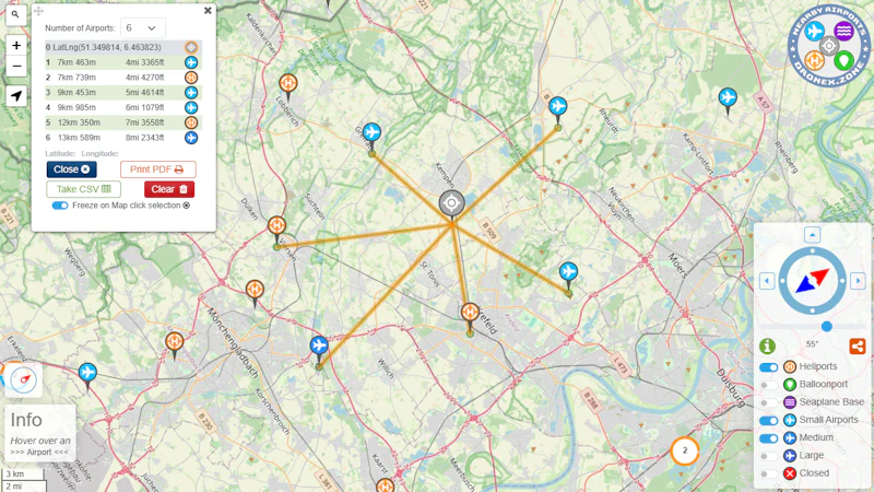 Nearby Airports screenshot 2