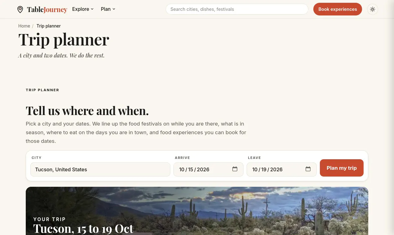 TableJourney gallery image