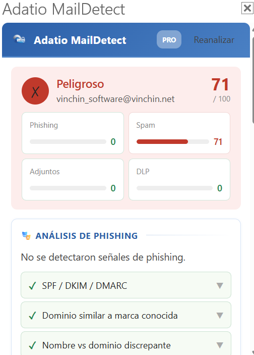Adatio MailDetect gallery image