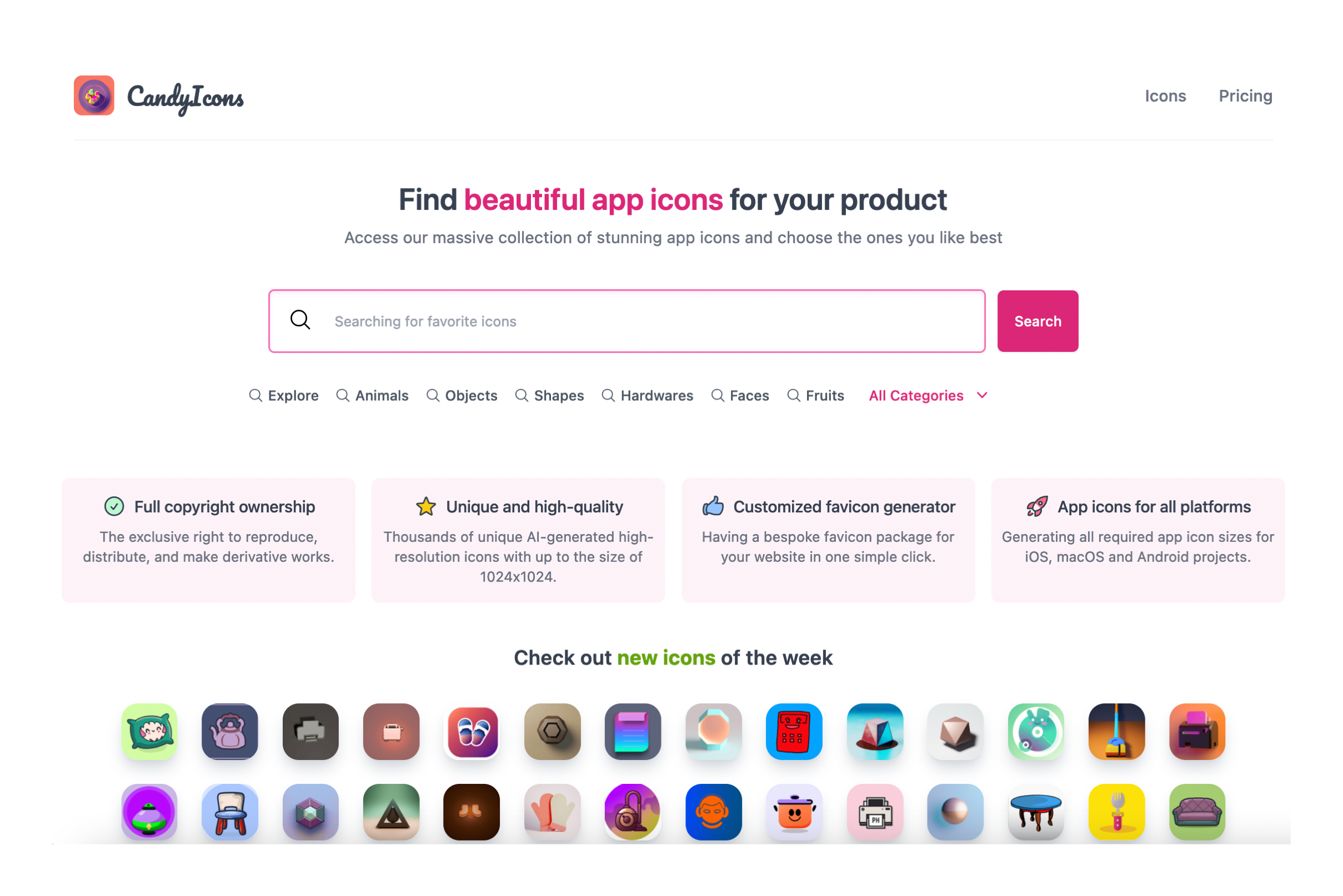 Media Candyicons - Temui ikon aplikasi Ai yang dihasilkan Ai yang indah untuk produk anda 3