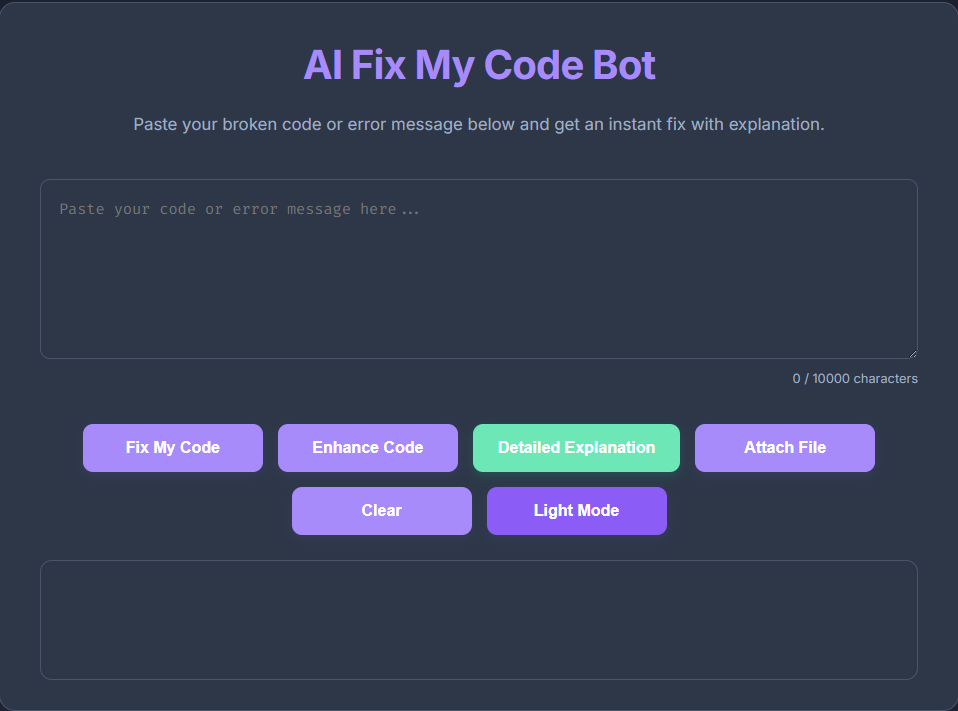 AI code fixer gallery image