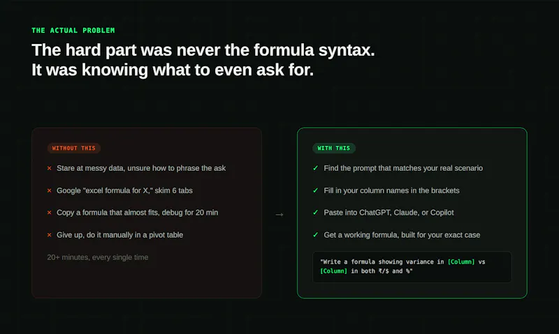 AI Prompts for Excel — Vol. 2 screenshot 2