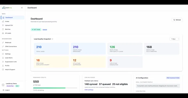 LeadArray screenshot 10