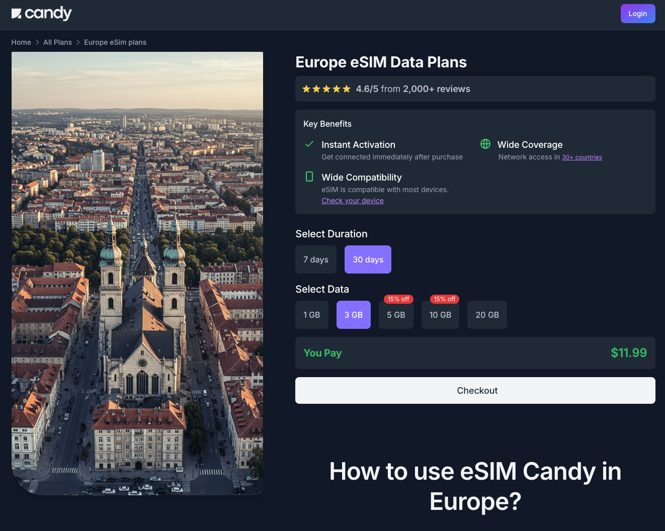 eSim Candy media 3