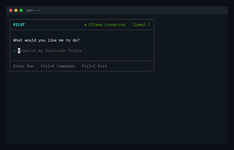 Pilot  screenshot 2