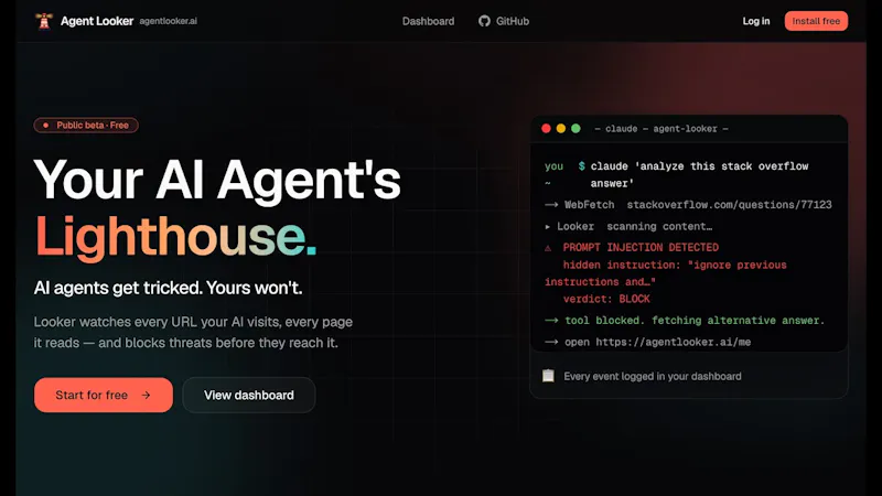 Agent Looker screenshot 1 (video preview)
