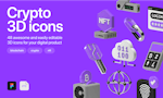 Crypto 3D Icons image