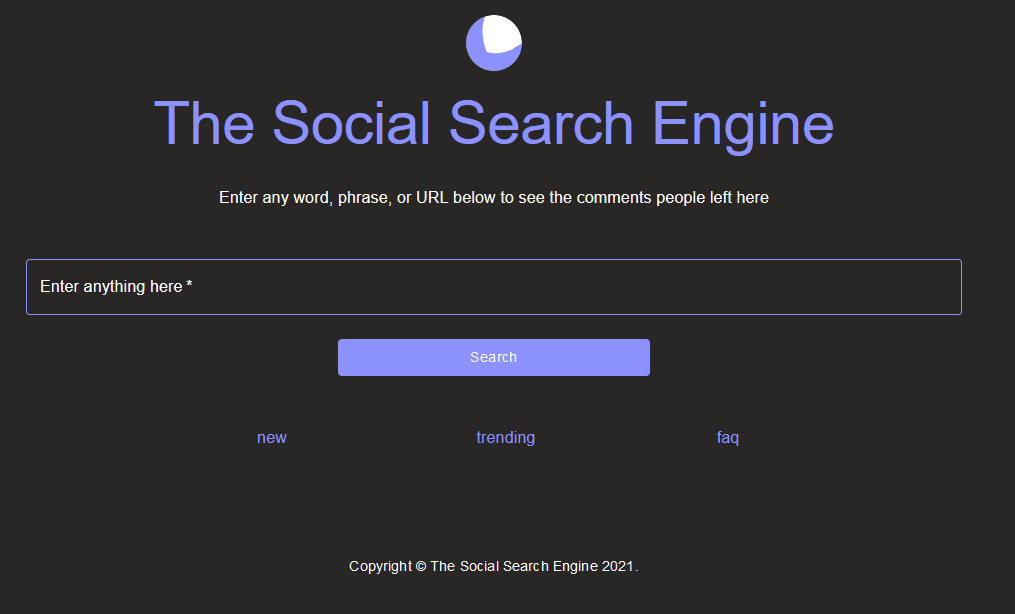 The Social Search Engine gallery image