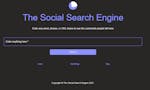 The Social Search Engine image