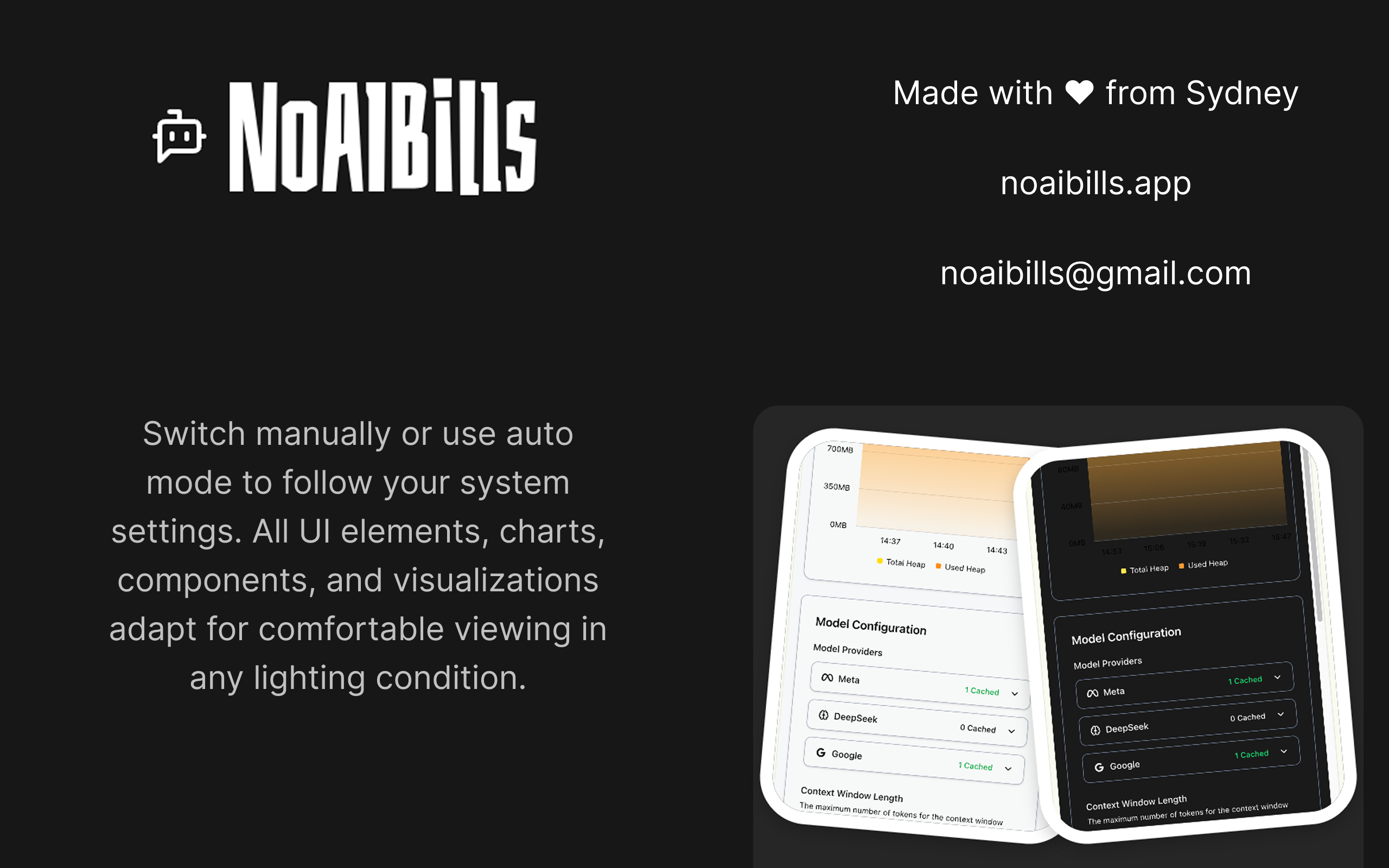 NoAIBills - Screenshot 5 showing product features and functionality