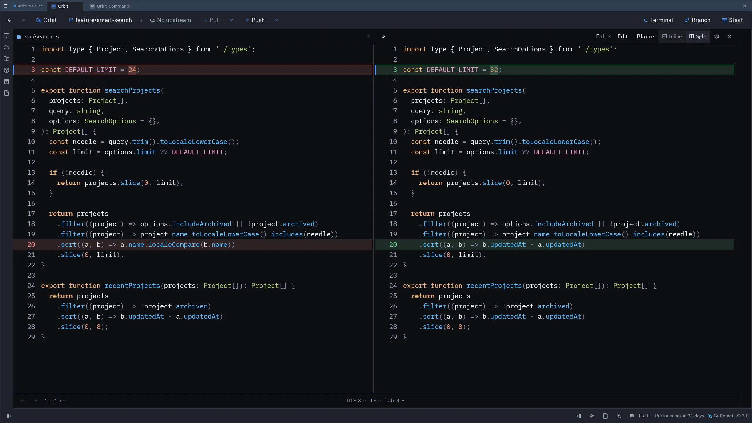 GitComet 0.3.0 screenshot 2