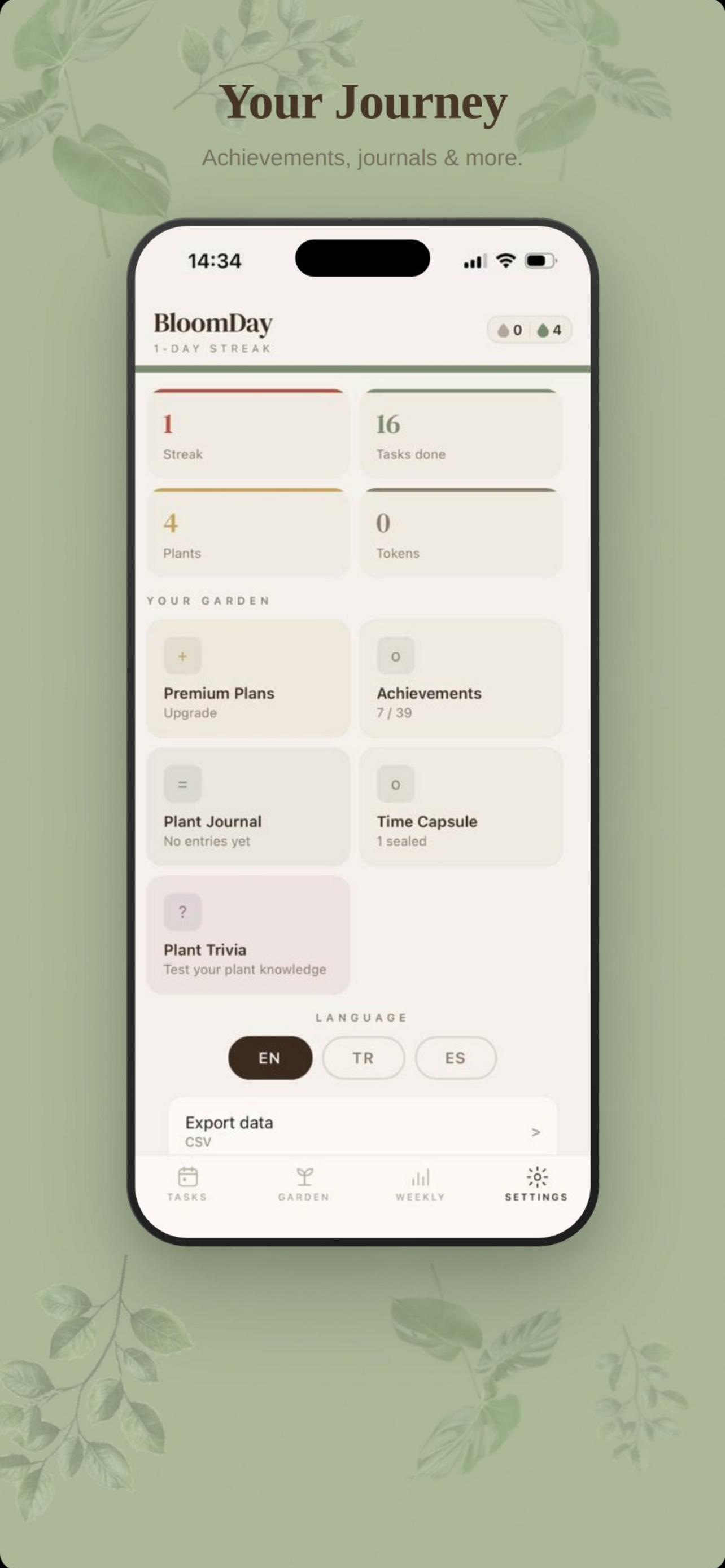 BloomDay: Tasks & Garden gallery image