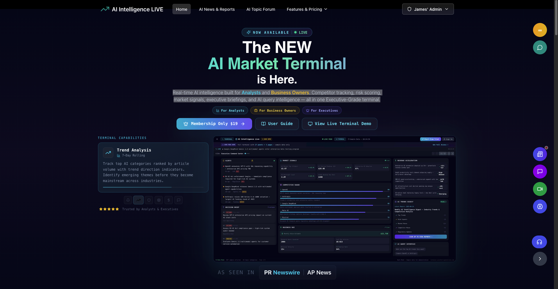 AI Market Terminal gallery image