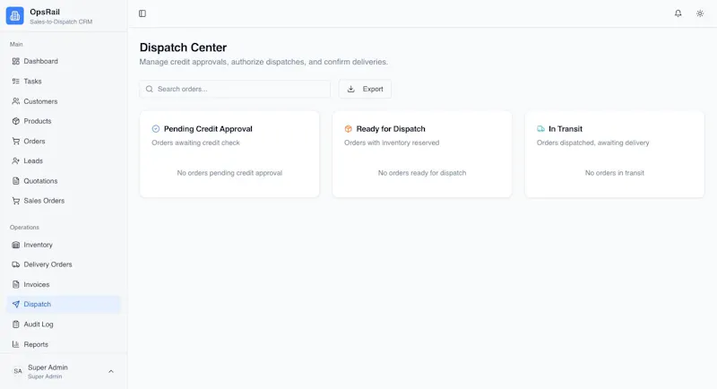 OpsRail screenshot 5