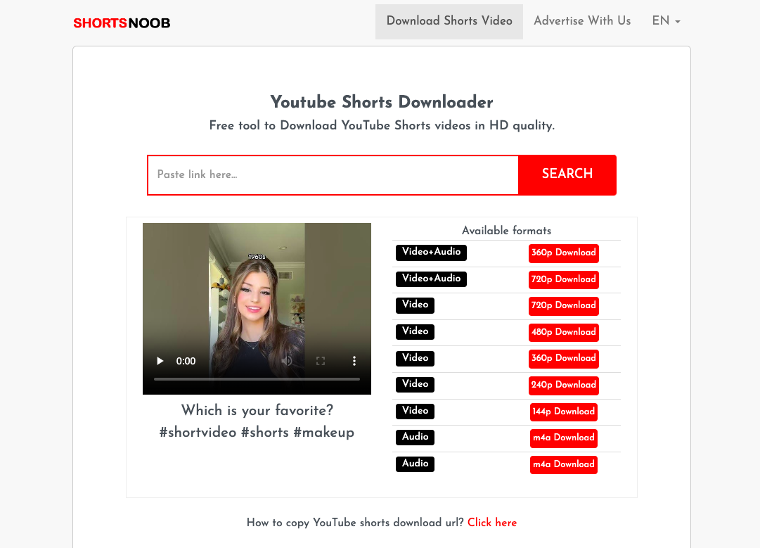 Mídia 3 de Shortsnoob - download do youtube shorts