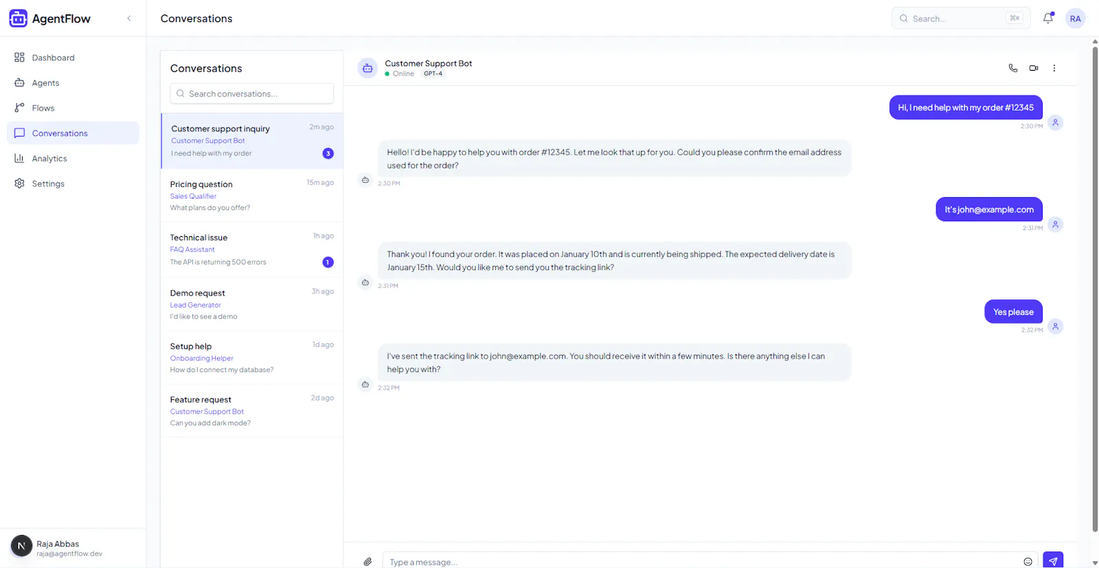 AgentFlow screenshot 10