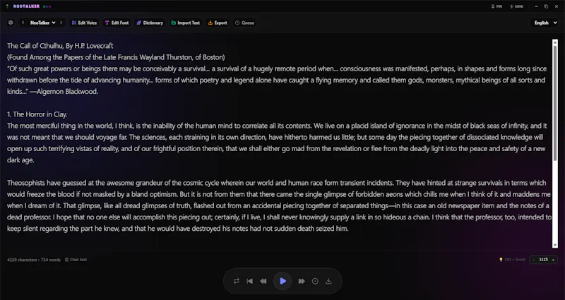 NeoTalker screenshot 1