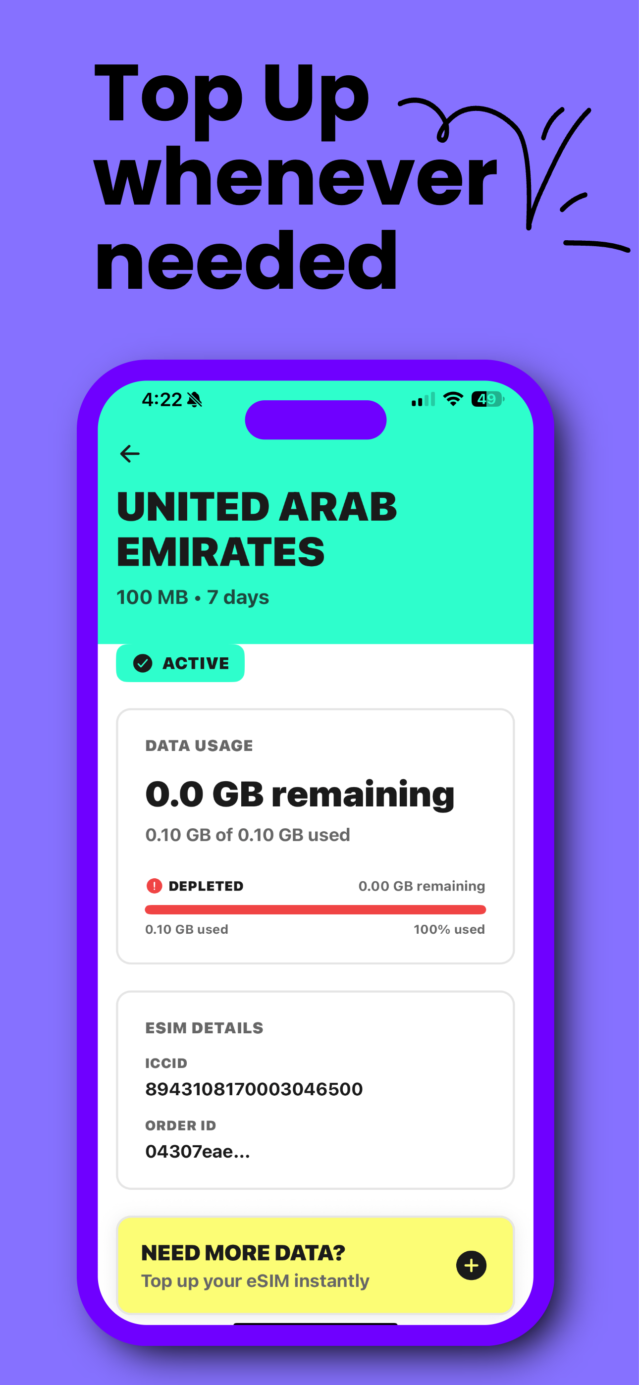Lumbus eSIM - Screenshot 4 showing product features and functionality