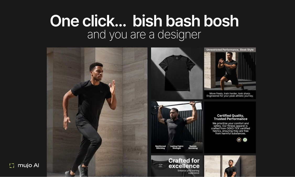 Mujo AI  - Main product screenshot demonstrating key features and user interface