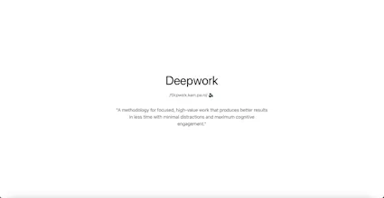 Deepwork (DPWRK) gallery image