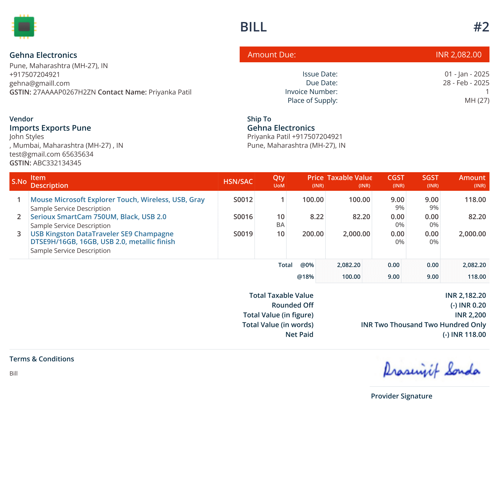 Sleek Bill gallery image