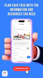Mídia 3 de Taskly AI – Seu assistente de projeto - Transforme ideias em tarefas organizadas, instantaneamente