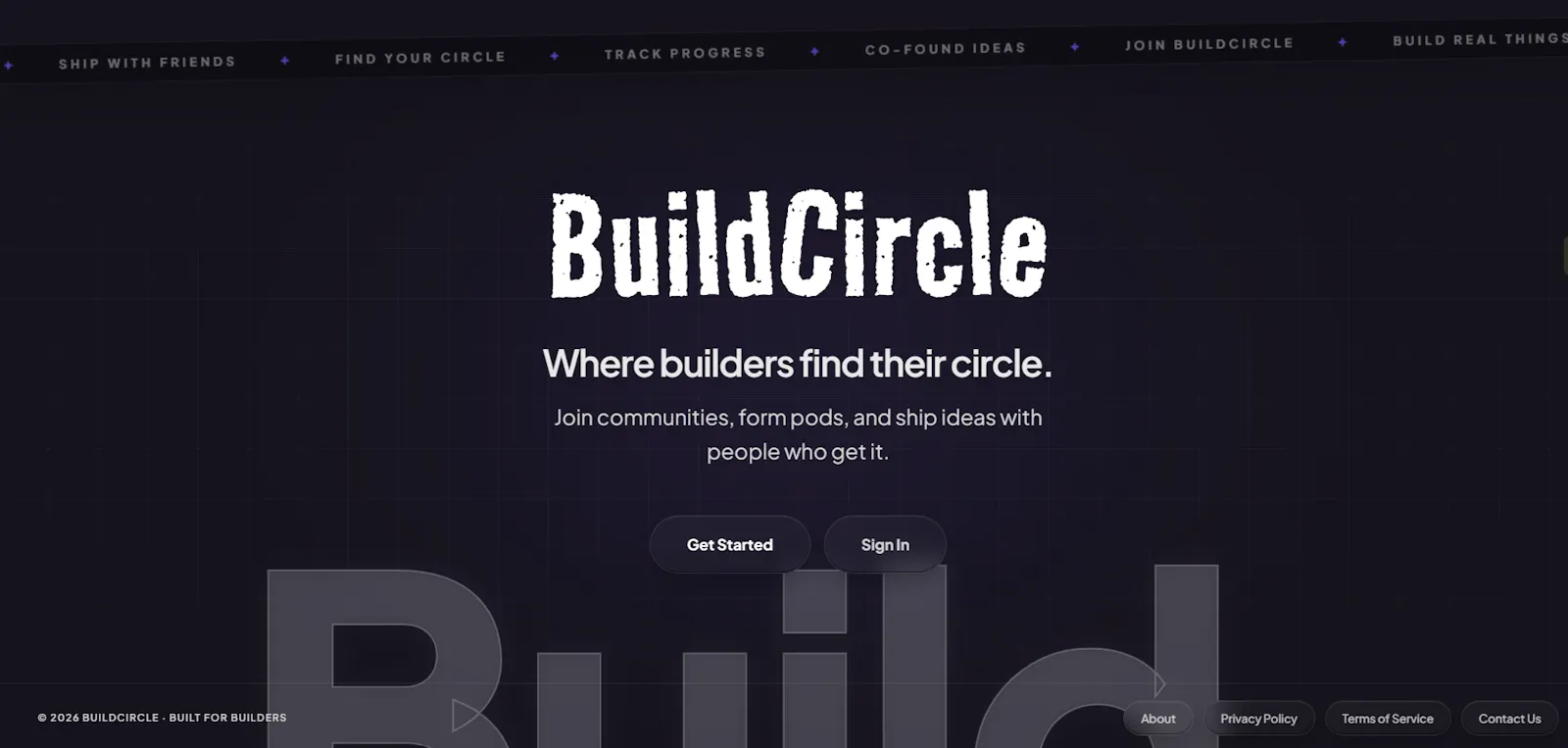 BuildCircle  screenshot 1