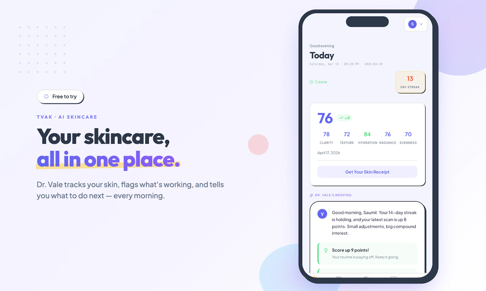 Tvak.ai screenshot 2