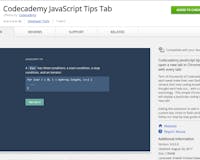 Coding Tips Tab: A Chrome Extension by Codecademy media 3