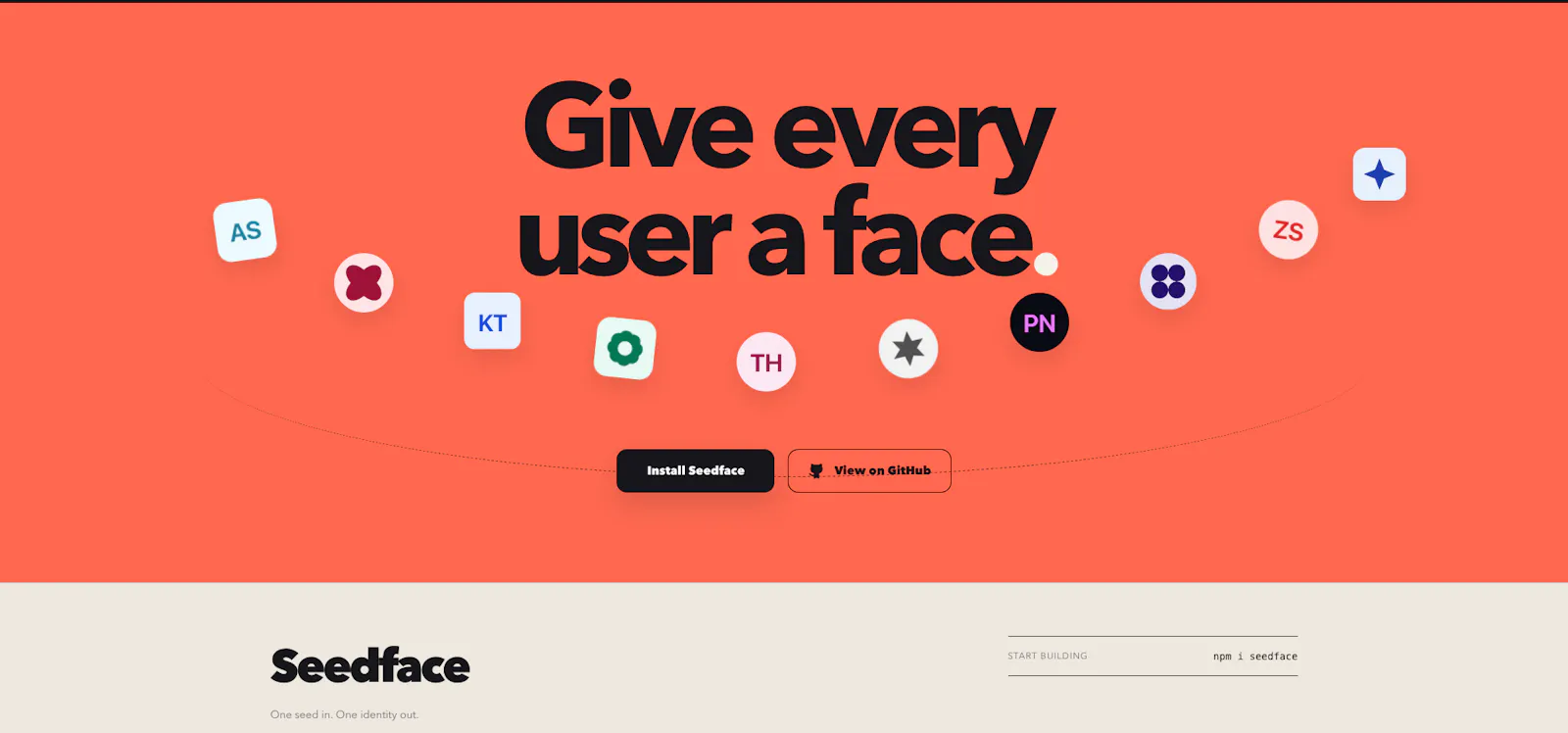Seedface — a face for every seed screenshot 4