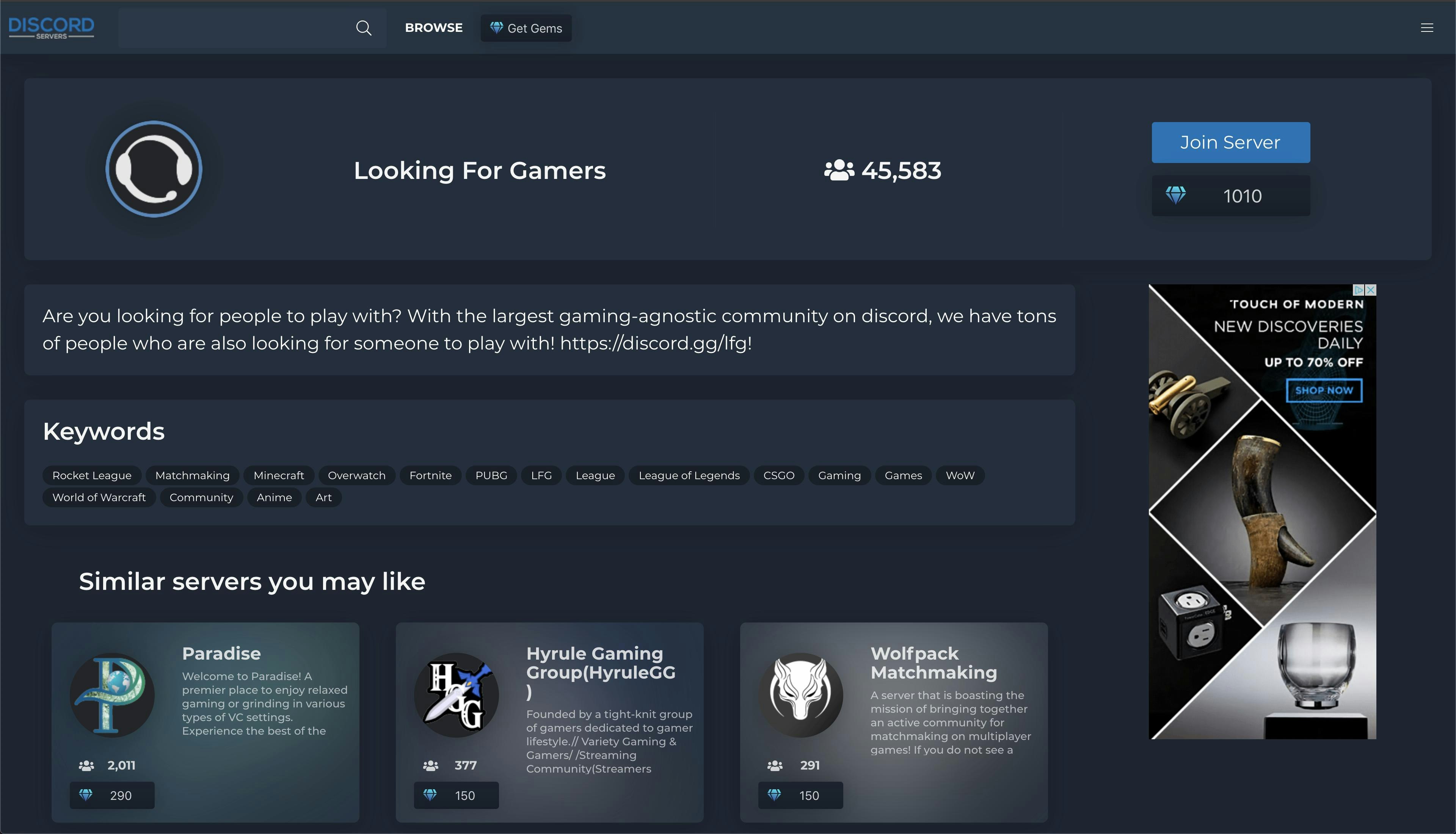 DiscordServers.com gallery image