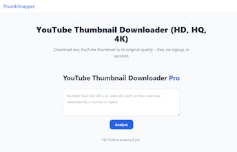 YouTube Thumbnail Downloader gallery image