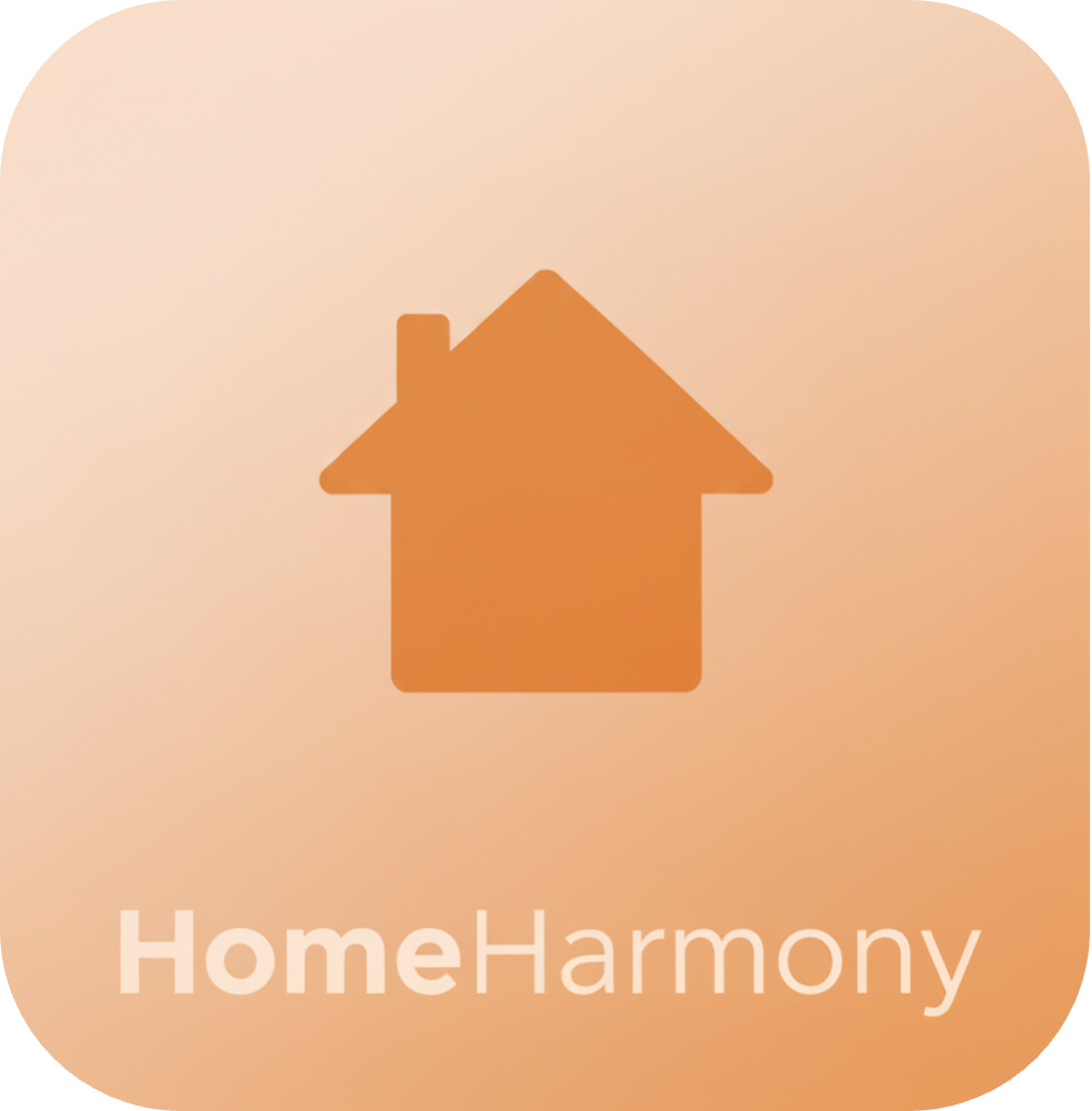 Homeharmony.life - Product Hunt launch logo and brand identity