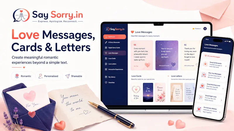 SaySorry.in screenshot 3