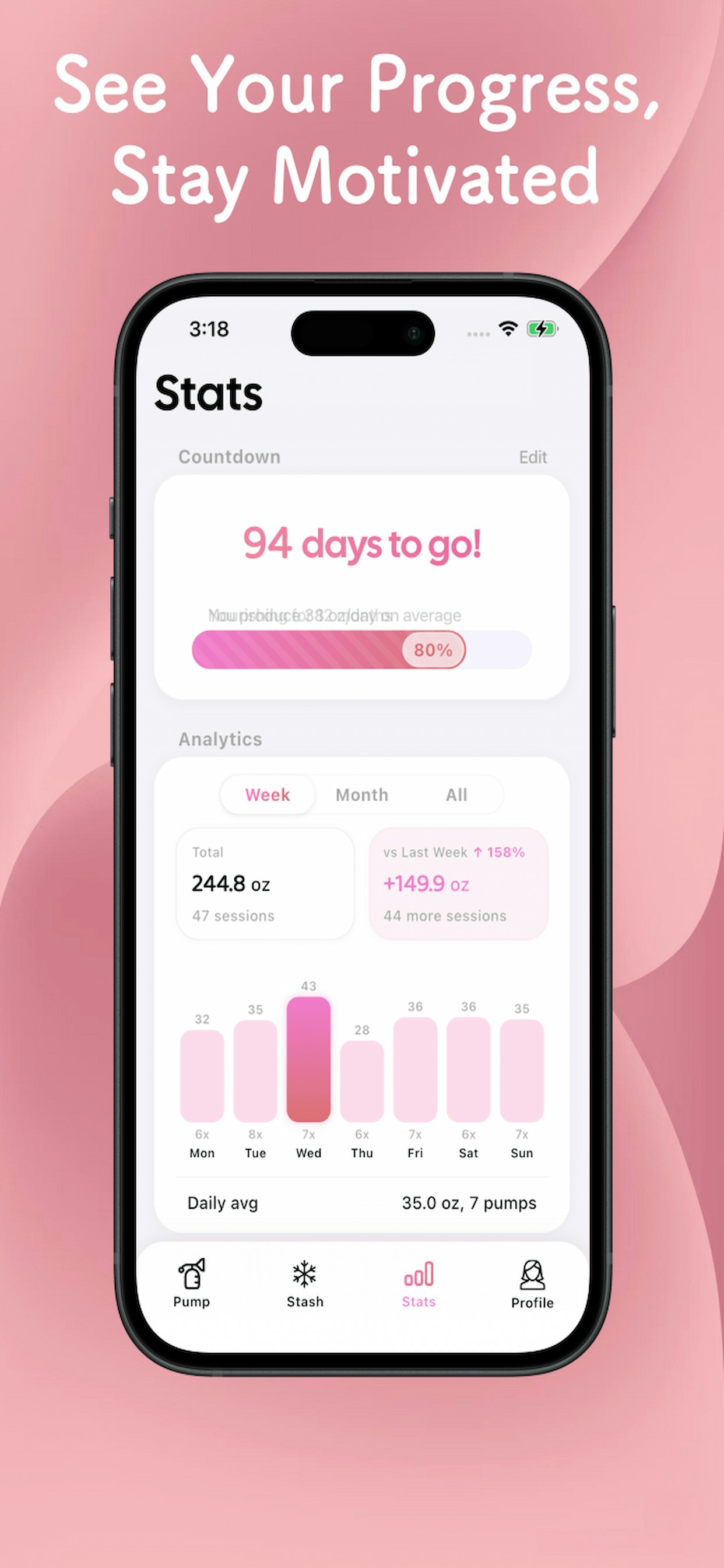 Easy Pump & Milk Stash Tracker gallery image