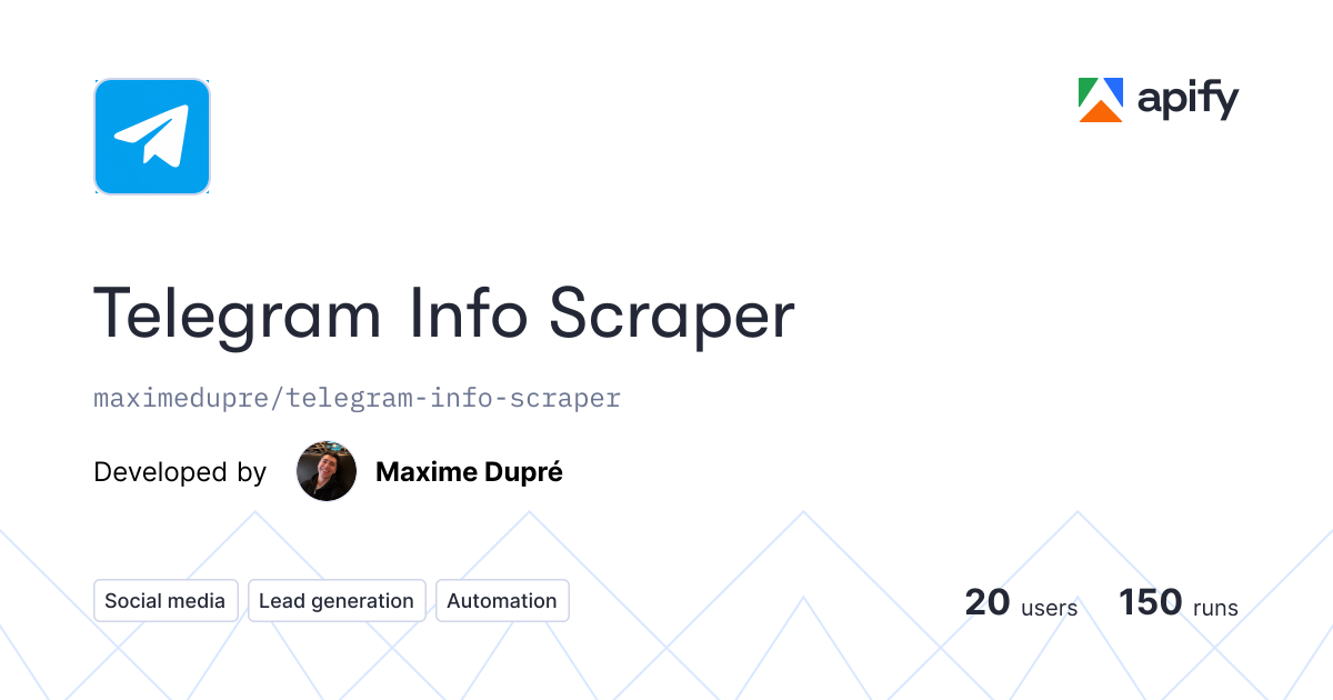 Telegram Info Scraper gallery image