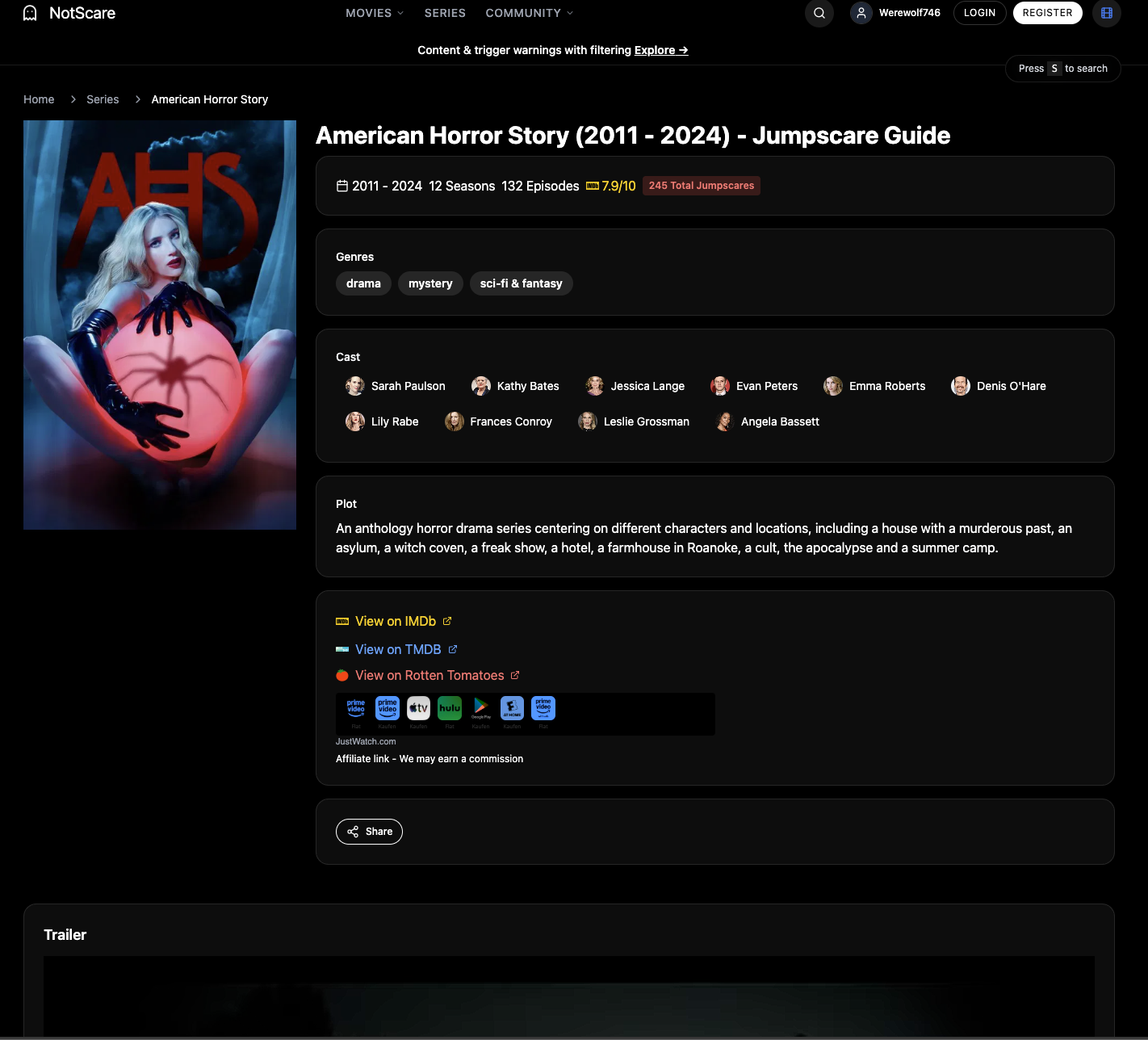 notscare.me - Screenshot 3 showing product features and functionality