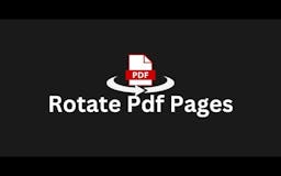 Rotate PDF Pages media 1
