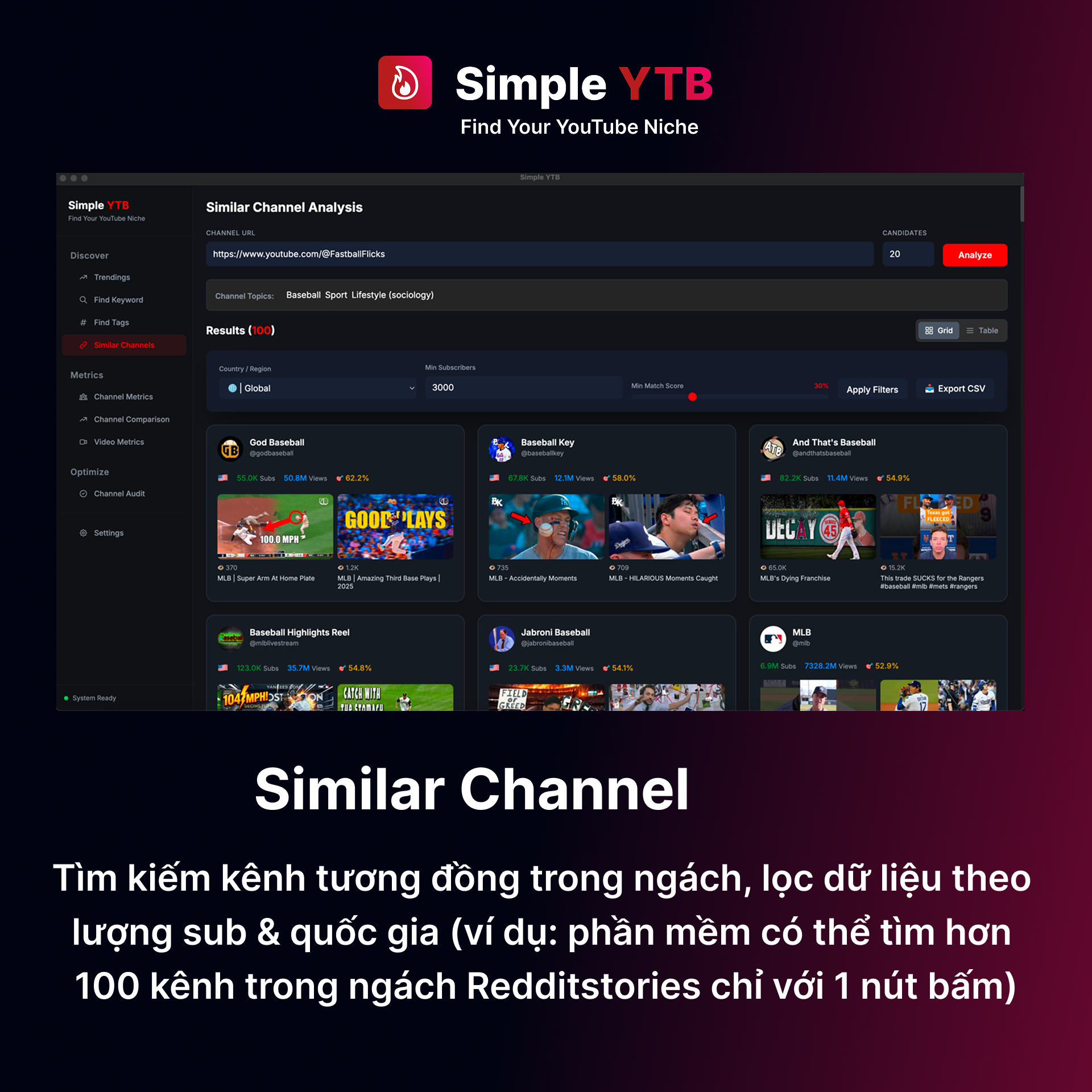 Simple YTB - Screenshot 3 showing product features and functionality