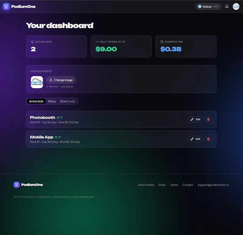 PodiumOne screenshot 8
