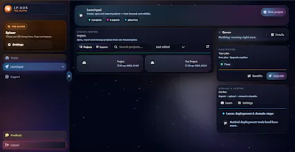 Spixor: Your new no code website builder gallery image