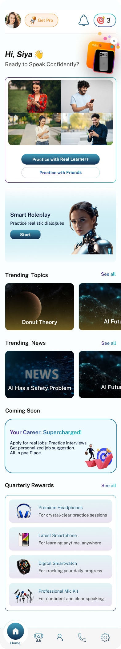 SpeakPro AI: AI English Speaking App gallery image